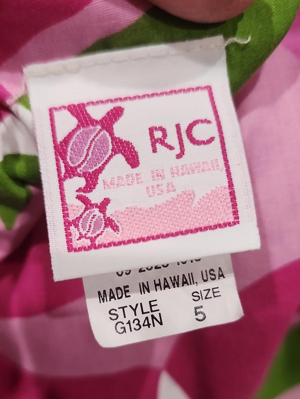 RJC MADE IN HAWAII DRESS